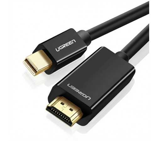 Видеокабель-адаптер | Mini-DisplayPort (DP) на HDMI 4K | UGREEN DP101 | 1.5 метра